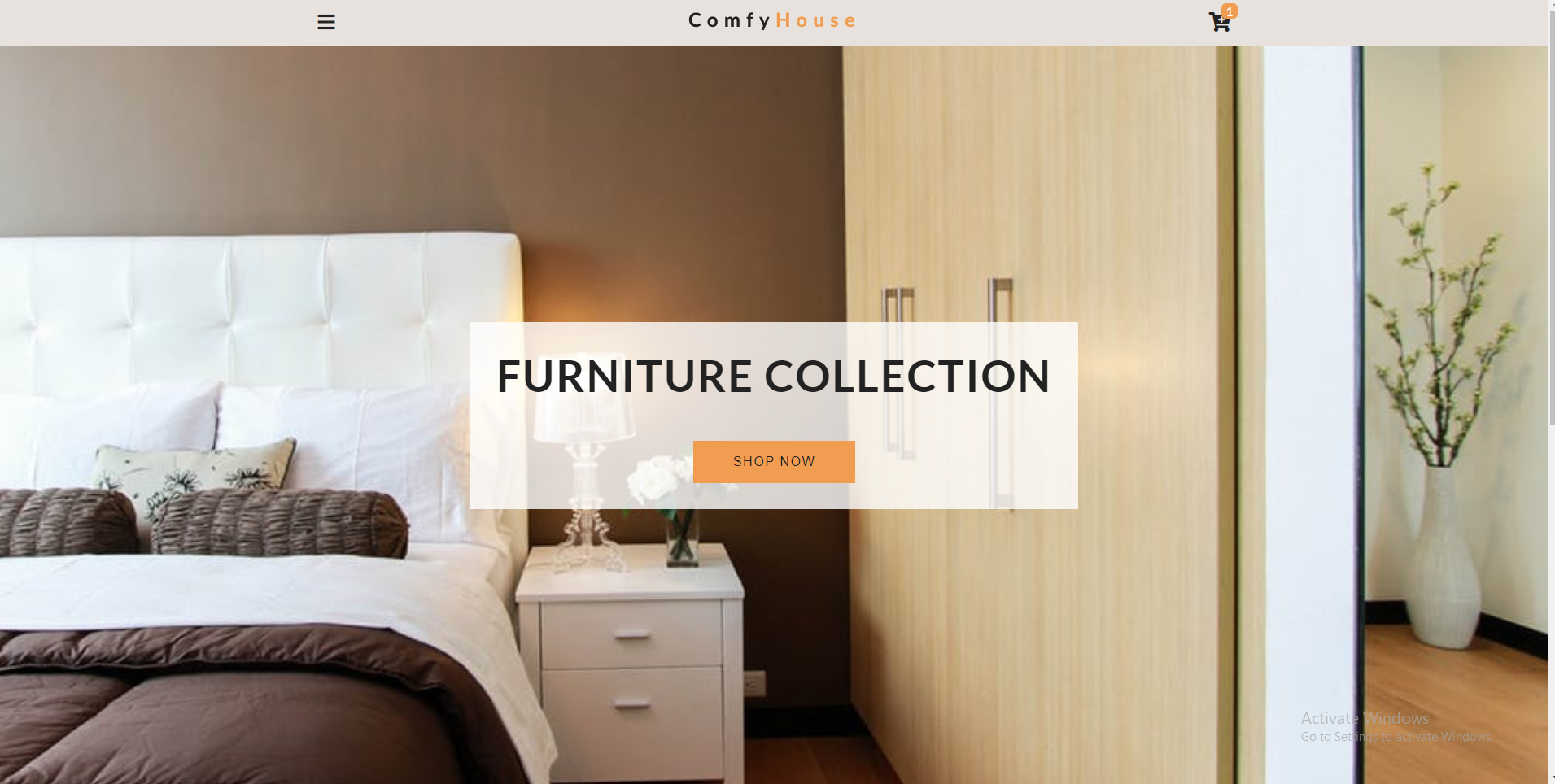 Screenshot of the furniture.